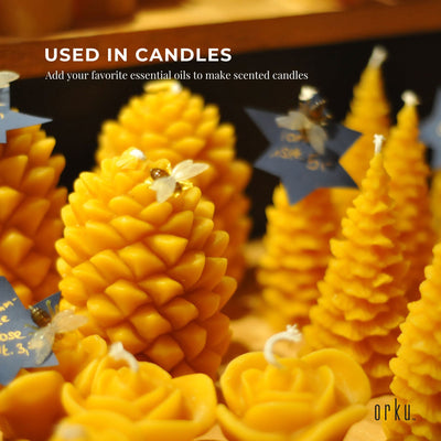 400g Organic Beeswax Pellets Yellow Pharmaceutical Cosmetic Candle Bees Wax Payday Deals