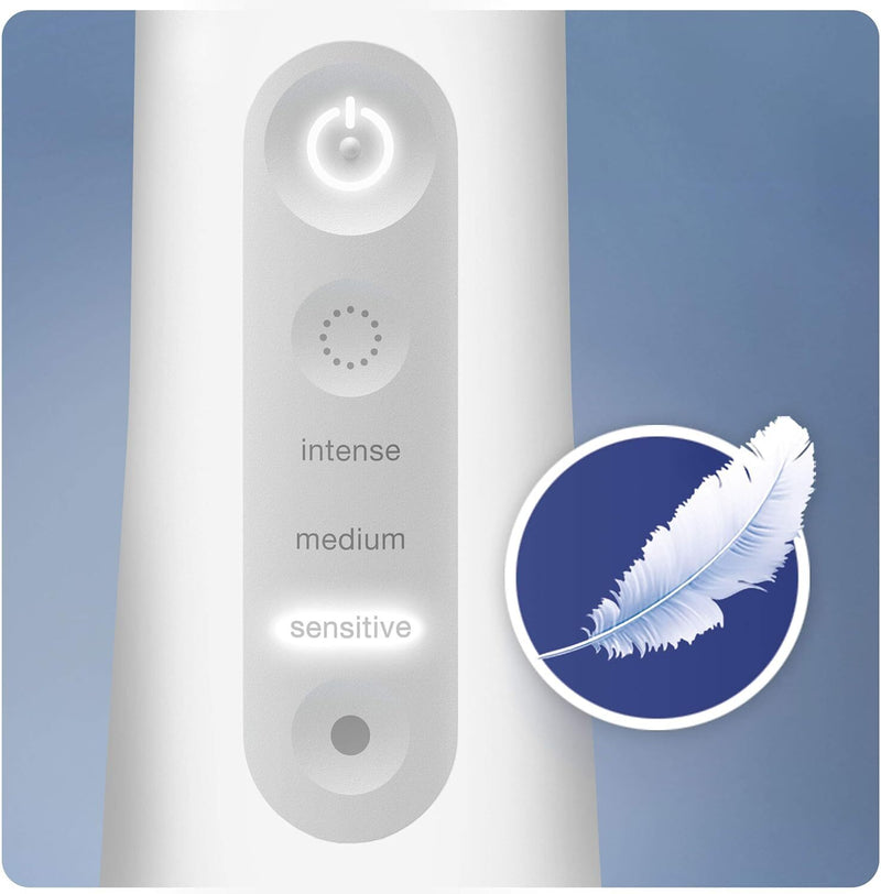 Oral-B Aquacare Irrigator 4 Water Flosser, Cordless and Rechargeable, Oxyjet Technology, 4 Cleaning Modes