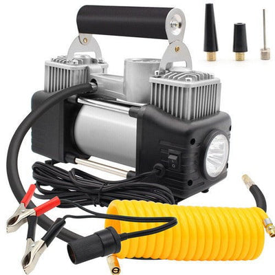 4WD Car Pump Truck 12V 150PSI Car Air Compressor Portable Tyre Deflator Inflator Payday Deals