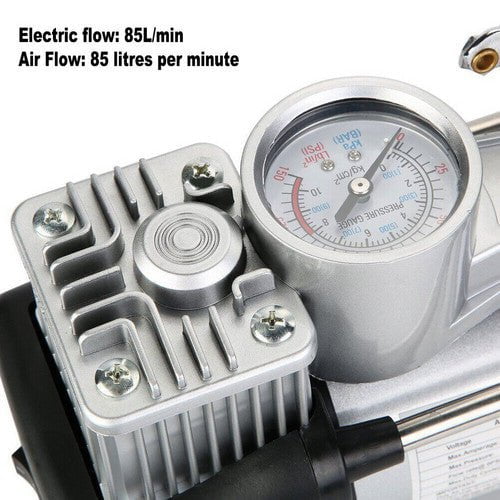 4WD Car Pump Truck 12V 150PSI Car Air Compressor Portable Tyre Deflator Inflator Payday Deals