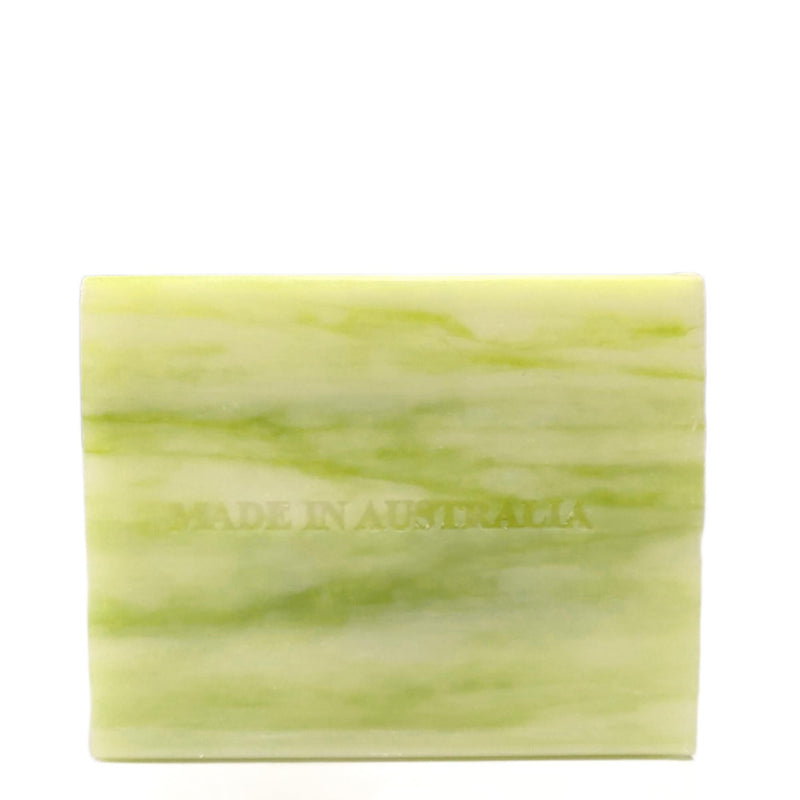 4x 100g Plant Oil Soap Basil Lime Mandarin Scent Pure Natural Vegetable Base Bar Payday Deals