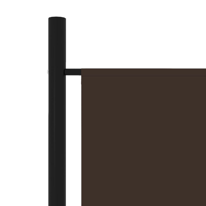 5-Panel Room Divider Brown 250x180 cm Payday Deals