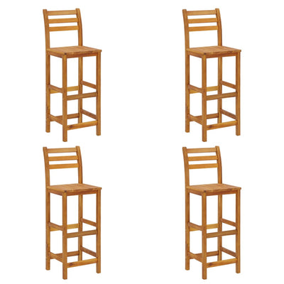 5 Piece Garden Bar Set Solid Wood Acacia Payday Deals