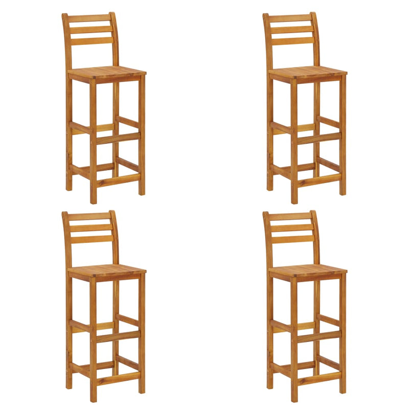5 Piece Garden Bar Set Solid Wood Acacia Payday Deals