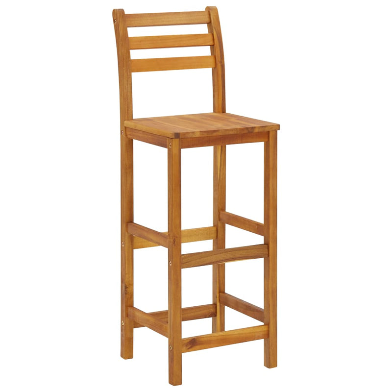 5 Piece Garden Bar Set Solid Wood Acacia Payday Deals