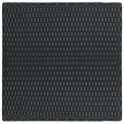 5 Piece Garden Bar Set with Cushions Poly Rattan Black Payday Deals