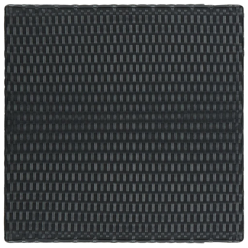 5 Piece Garden Bar Set with Cushions Poly Rattan Black Payday Deals