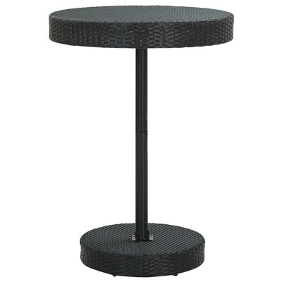 5 Piece Garden Bar Set with Cushions Poly Rattan Black Payday Deals
