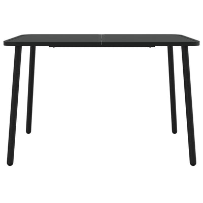 5 Piece Garden Dining Set Anthracite Steel Payday Deals