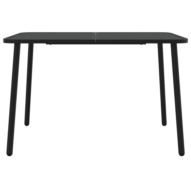 5 Piece Garden Dining Set Anthracite Steel Payday Deals