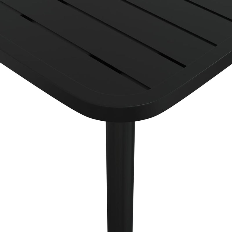 5 Piece Garden Dining Set Anthracite Steel Payday Deals