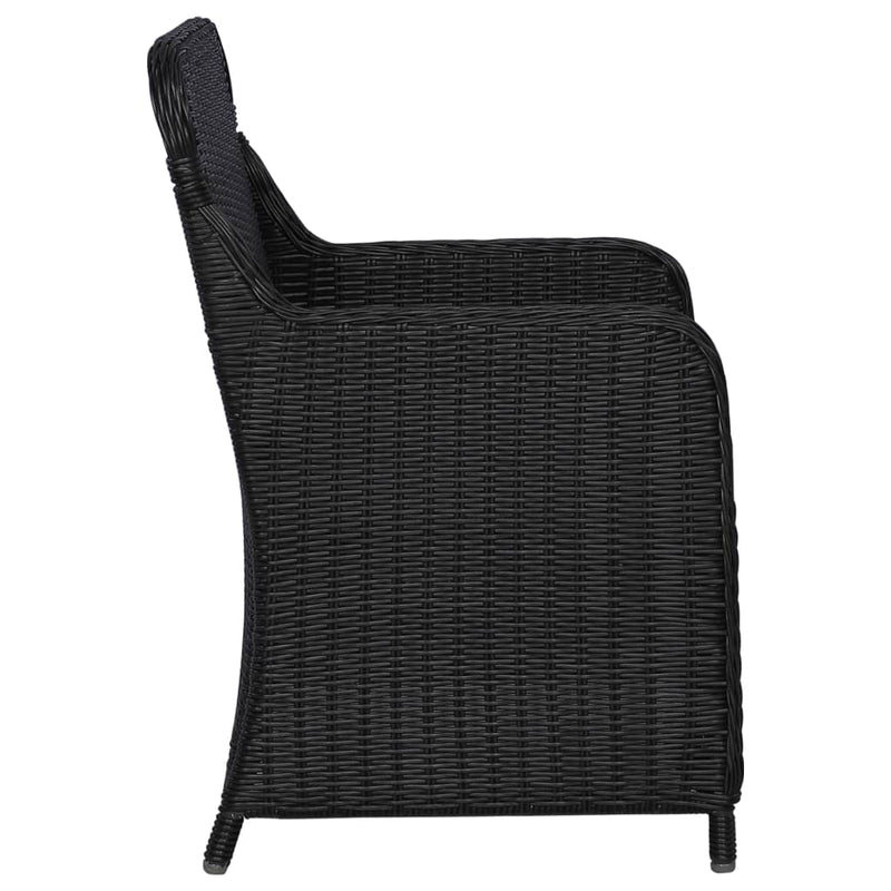 5 Piece Garden Dining Set Black Payday Deals