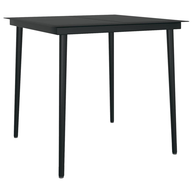 5 Piece Garden Dining Set Black Payday Deals