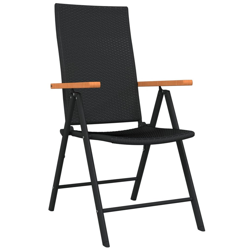 5 Piece Garden Dining Set Black Payday Deals