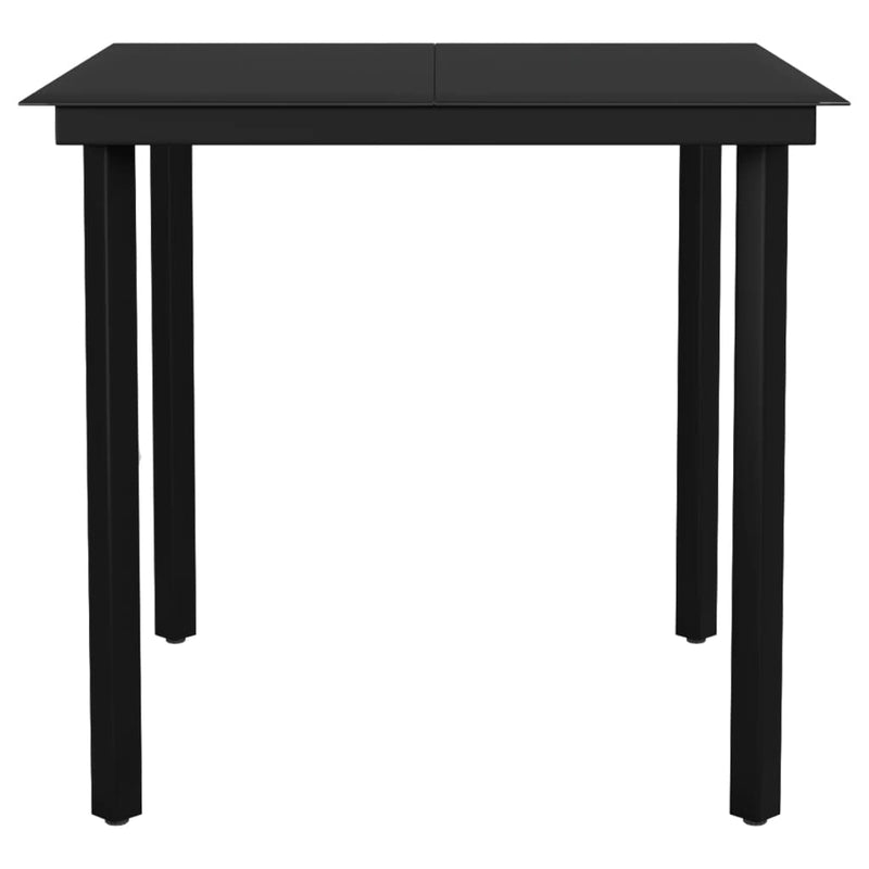 5 Piece Garden Dining Set Black Payday Deals