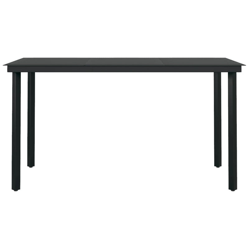 5 Piece Garden Dining Set Black Payday Deals