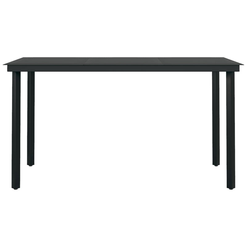 5 Piece Garden Dining Set Black Payday Deals