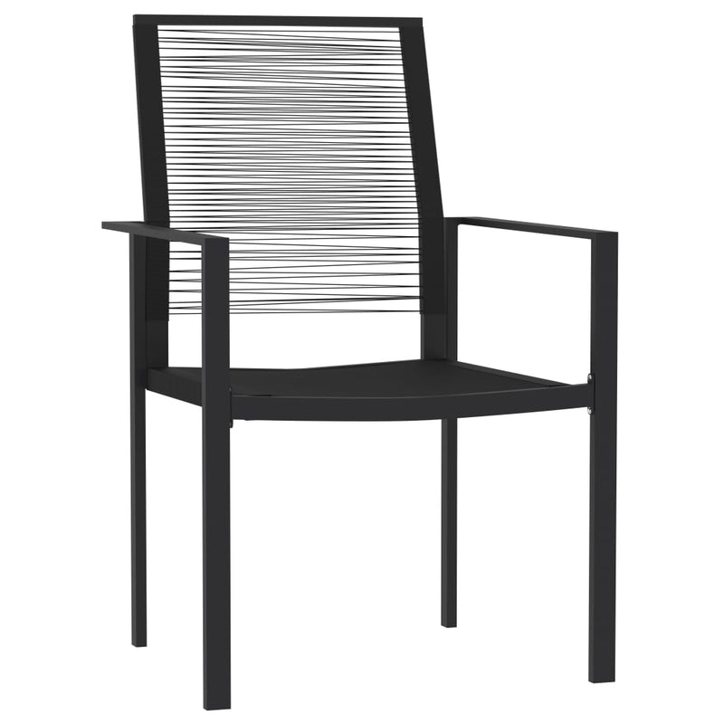 5 Piece Garden Dining Set Black Payday Deals