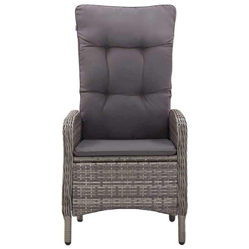 5 Piece Garden Dining Set Grey Payday Deals