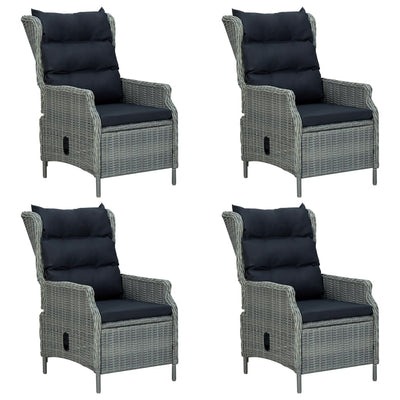 5 Piece Garden Dining Set Light Grey Payday Deals