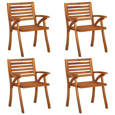 5 Piece Garden Dining Set Solid Acacia Wood Payday Deals