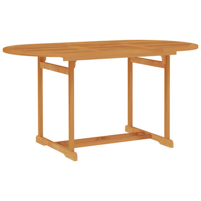 5 Piece Garden Dining Set Solid Teak Wood Payday Deals