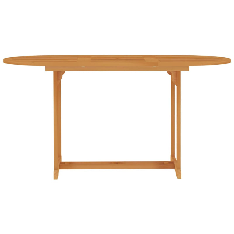 5 Piece Garden Dining Set Solid Teak Wood Payday Deals