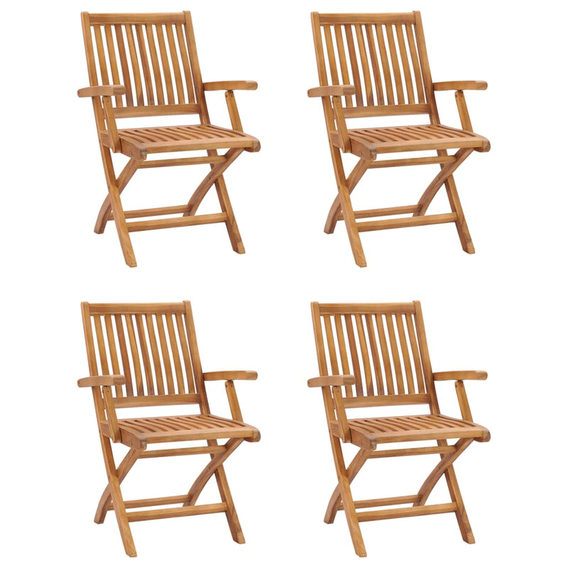 5 Piece Garden Dining Set Solid Teak Wood Payday Deals