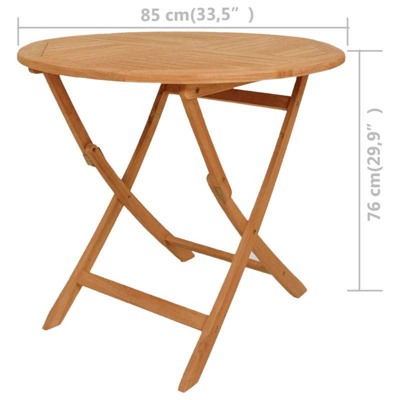 5 Piece Garden Dining Set Solid Teak Wood Payday Deals