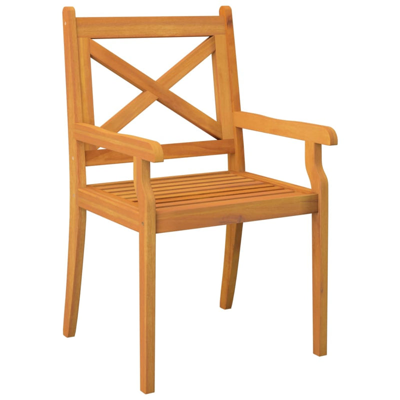 5 Piece Garden Dining Set Solid Wood Acacia Payday Deals