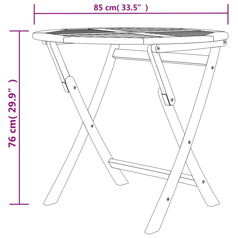 5 Piece Garden Dining Set Solid Wood Teak Payday Deals