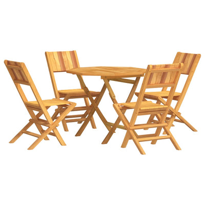 5 Piece Garden Dining Set Solid Wood Teak Payday Deals
