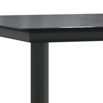 5 Piece Garden Dining Set with Cushions Black Payday Deals