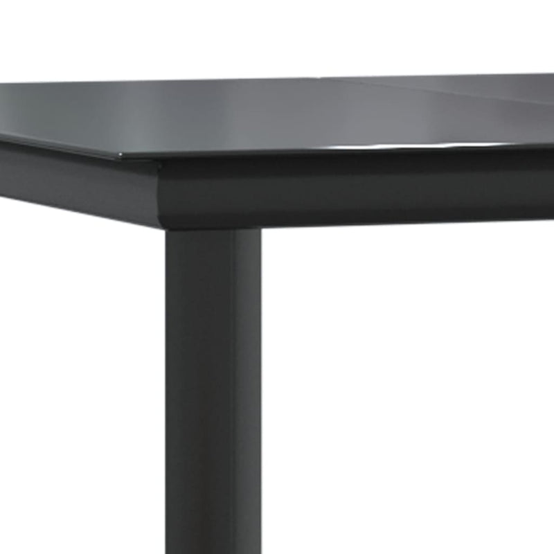 5 Piece Garden Dining Set with Cushions Black Payday Deals
