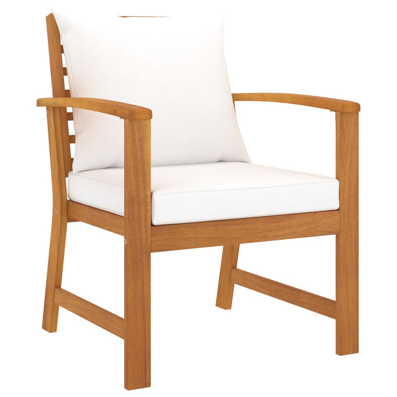 5 Piece Garden Lounge Set with Cushion Solid Acacia Wood Payday Deals