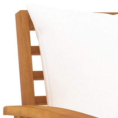 5 Piece Garden Lounge Set with Cushion Solid Acacia Wood Payday Deals