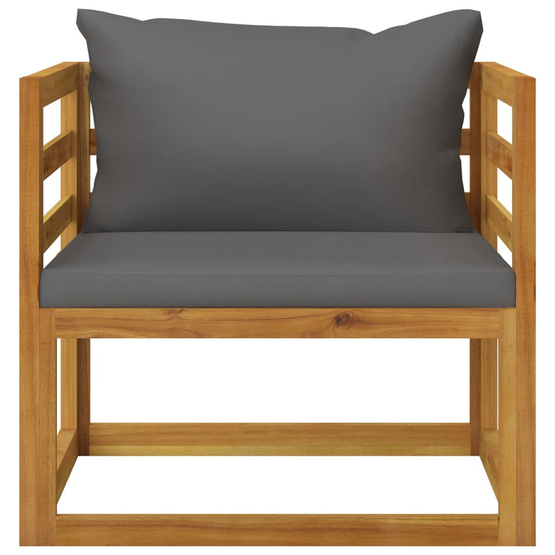 5 Piece Garden Lounge Set with Cushion Solid Acacia Wood Payday Deals