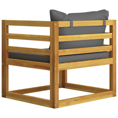 5 Piece Garden Lounge Set with Cushion Solid Acacia Wood Payday Deals