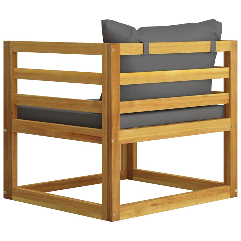 5 Piece Garden Lounge Set with Cushion Solid Acacia Wood Payday Deals