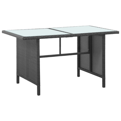 5 Piece Garden Lounge Set with Cushions Poly Rattan Black Payday Deals