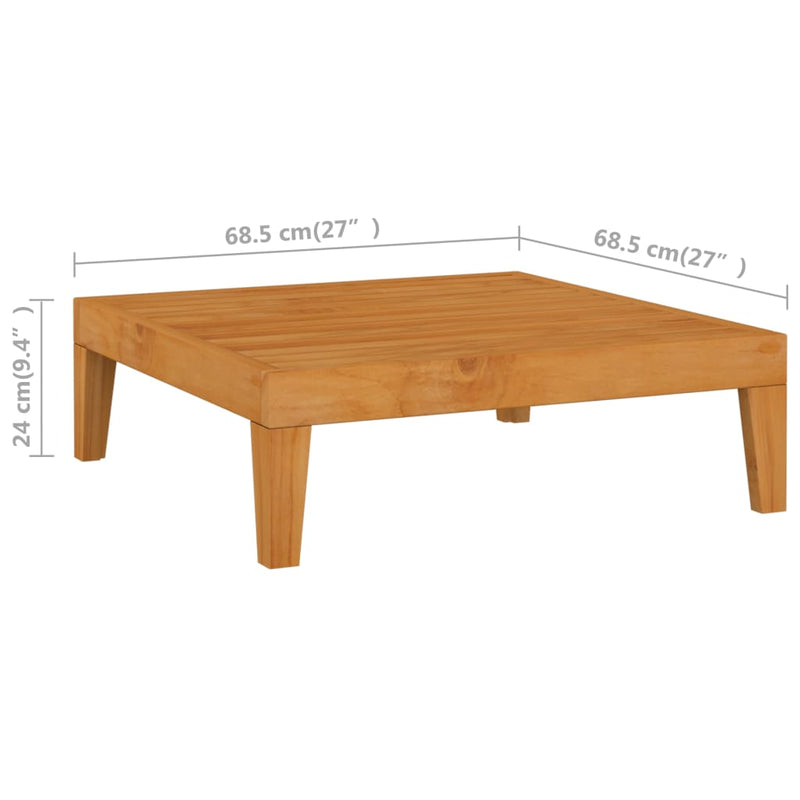 5 Piece Garden Lounge Set with Cushions Solid Acacia Wood Payday Deals