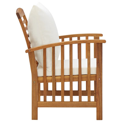 5 Piece Garden Lounge Set with Cushions Solid Acacia Wood (310255+2x310257) Payday Deals