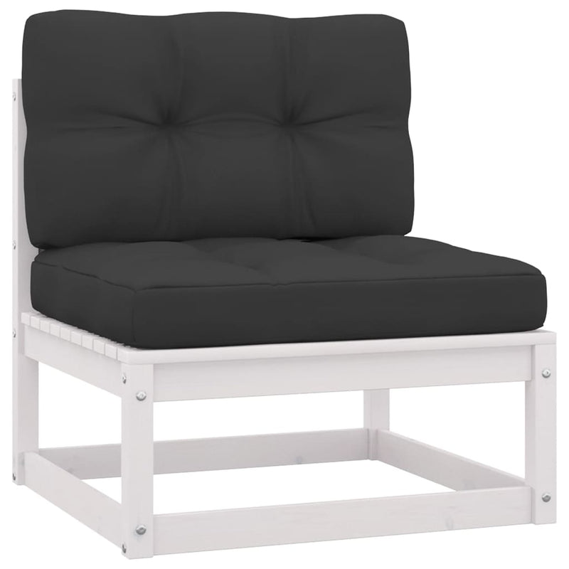 5 Piece Garden Lounge Set with Cushions Solid Pinewood Payday Deals