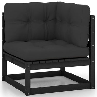 5 Piece Garden Lounge Set with Cushions Solid Pinewood Payday Deals