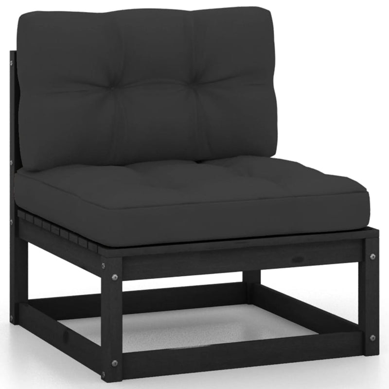 5 Piece Garden Lounge Set with Cushions Solid Pinewood Payday Deals