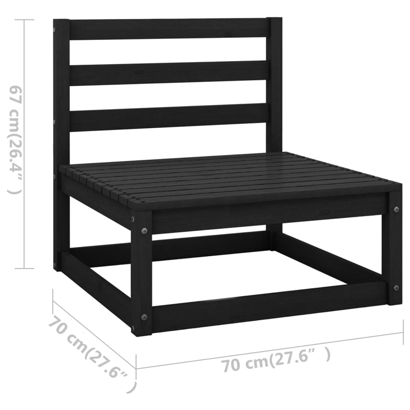 5 Piece Garden Lounge Set with Cushions Solid Pinewood Payday Deals