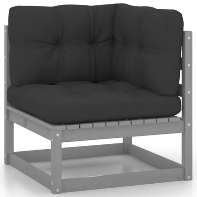 5 Piece Garden Lounge Set with Cushions Solid Pinewood Payday Deals