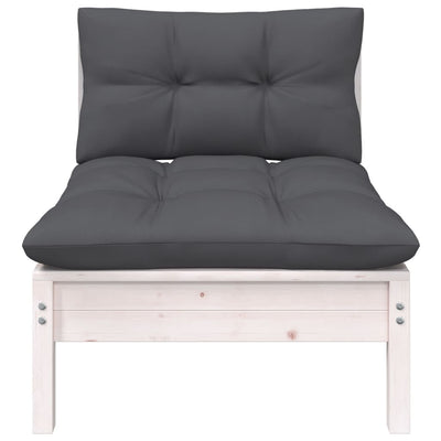 5 Piece Garden Lounge Set with Cushions Solid Pinewood Payday Deals