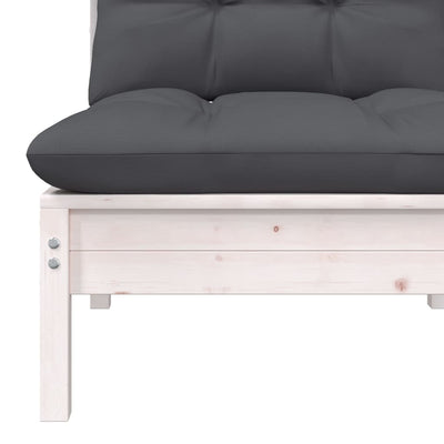 5 Piece Garden Lounge Set with Cushions Solid Pinewood Payday Deals