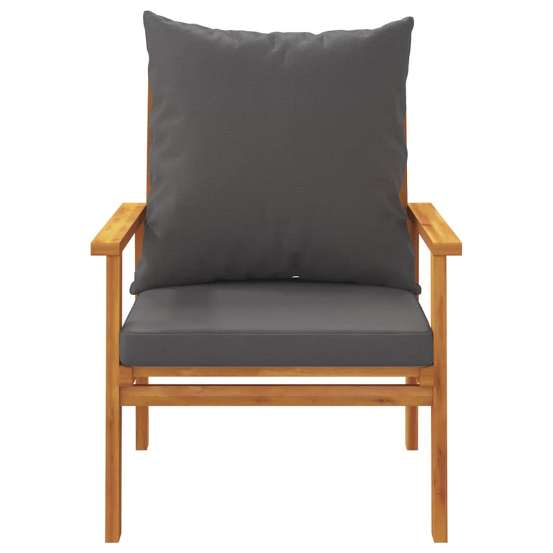 5 Piece Garden Lounge Set with Cushions Solid Wood Acacia Payday Deals